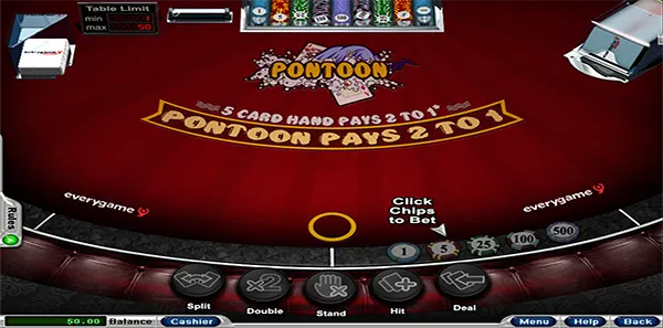pontoon blackjack review image